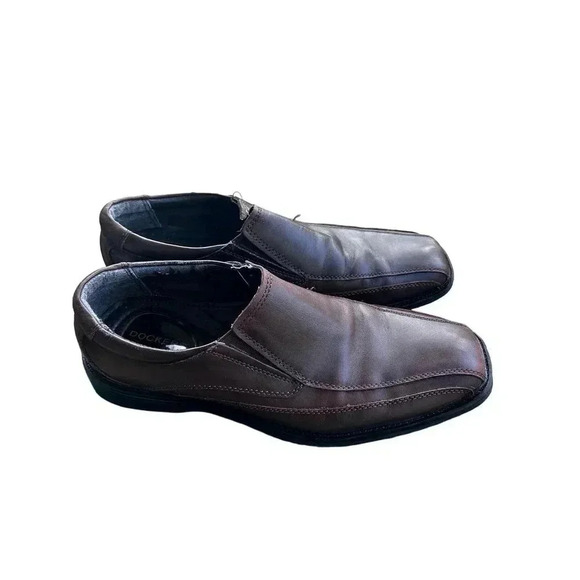 Dockers loafers brown leather slip on size 8 - Picture 4 of 6